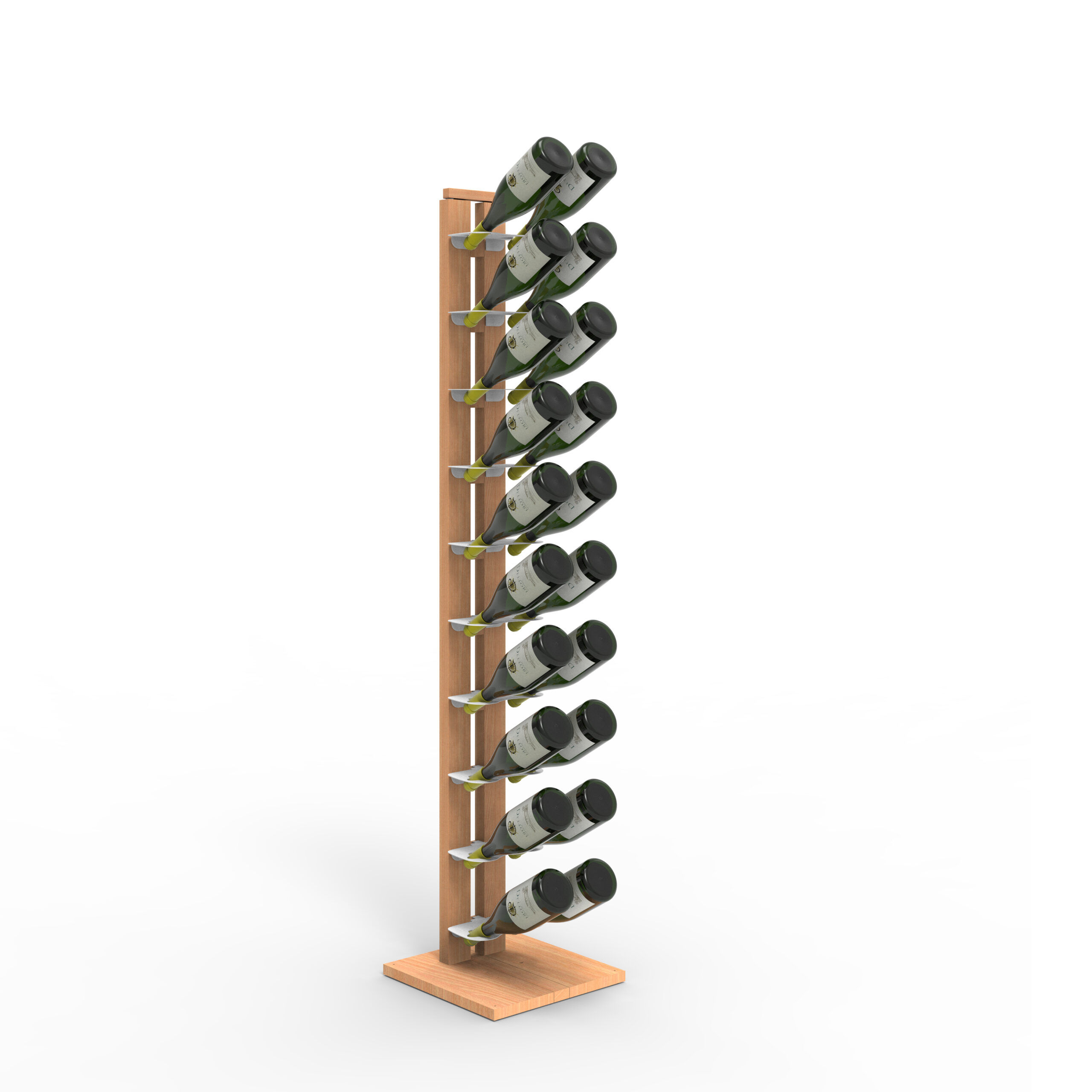 Zia Gaia | portabottiglie singolo a colonna | h 150 cm