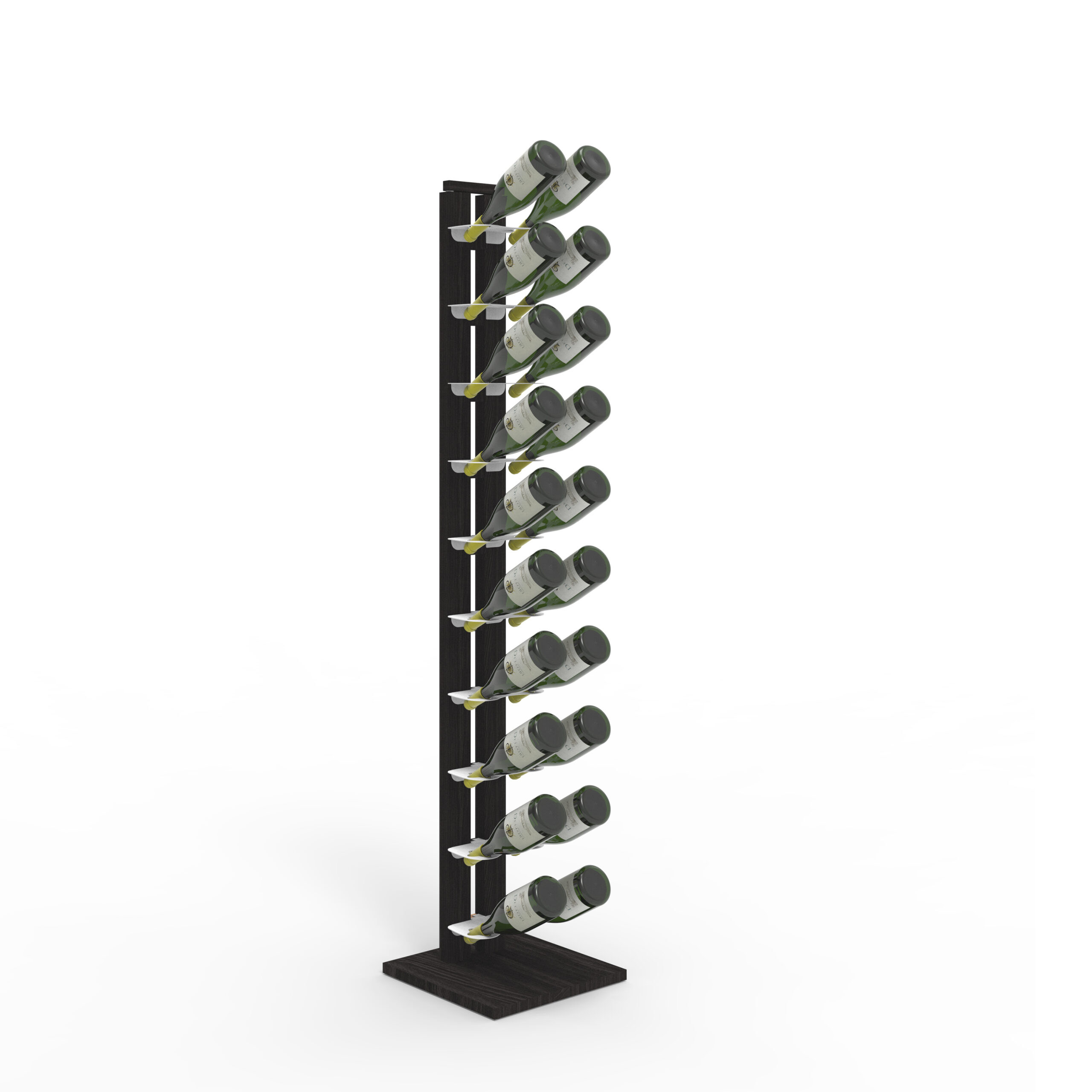 Zia Gaia | portabottiglie singolo a colonna | h 150 cm - immagine 3
