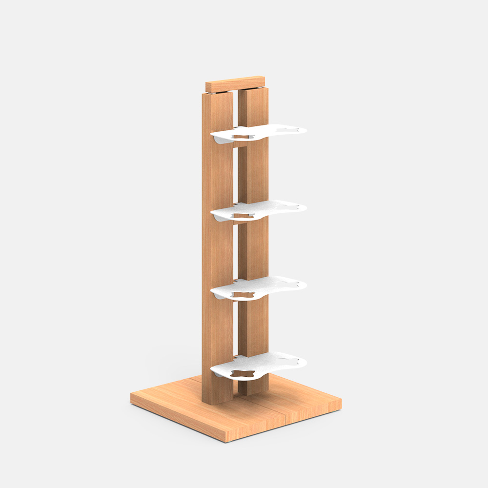 Zia Gaia | portabottiglie singolo a colonna | h 60 cm - immagine 2