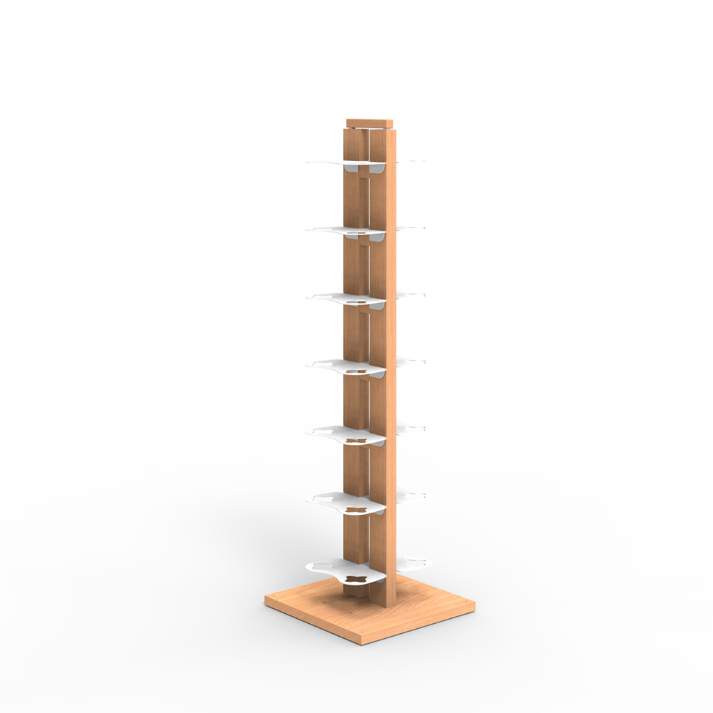 Zia Gaia | portabottiglie doppio a colonna | h 105 cm - immagine 2