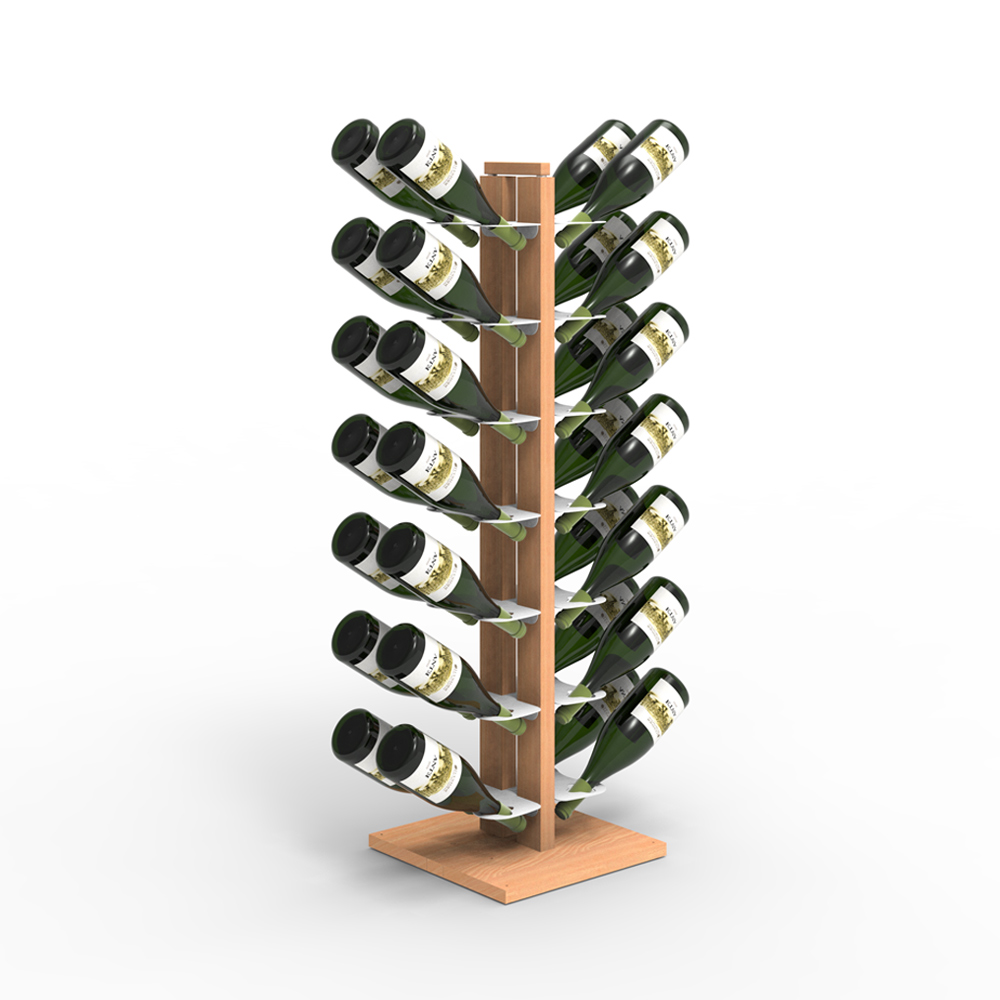 Zia Gaia | portabottiglie doppio a colonna | h 105 cm