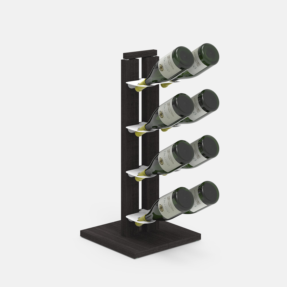 Zia Gaia | portabottiglie singolo a colonna | h 60 cm - immagine 3