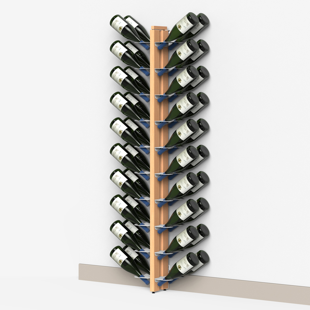 Zia Gaia | portabottiglie doppio a parete | h 150 cm