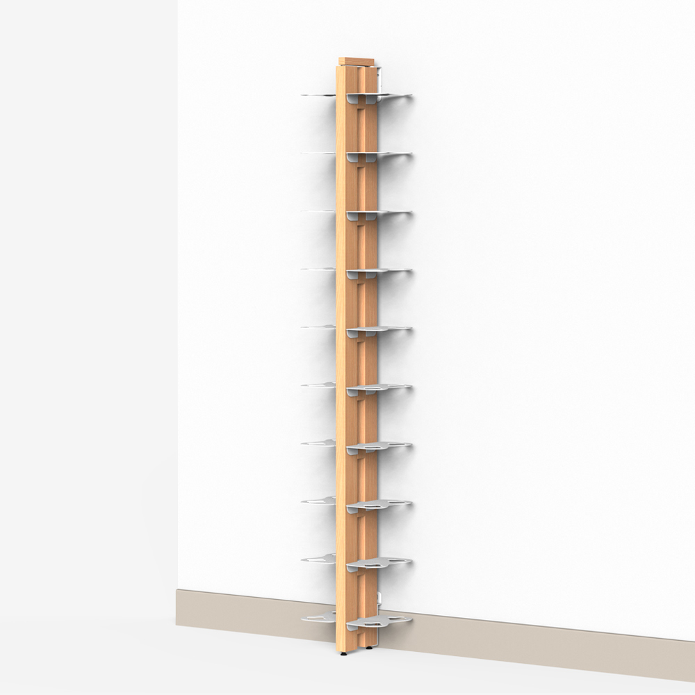 Zia Gaia | portabottiglie doppio a parete | h 150 cm - immagine 2
