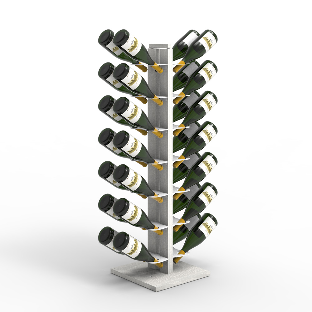 Zia Gaia | portabottiglie doppio a colonna | h 105 cm - immagine 6