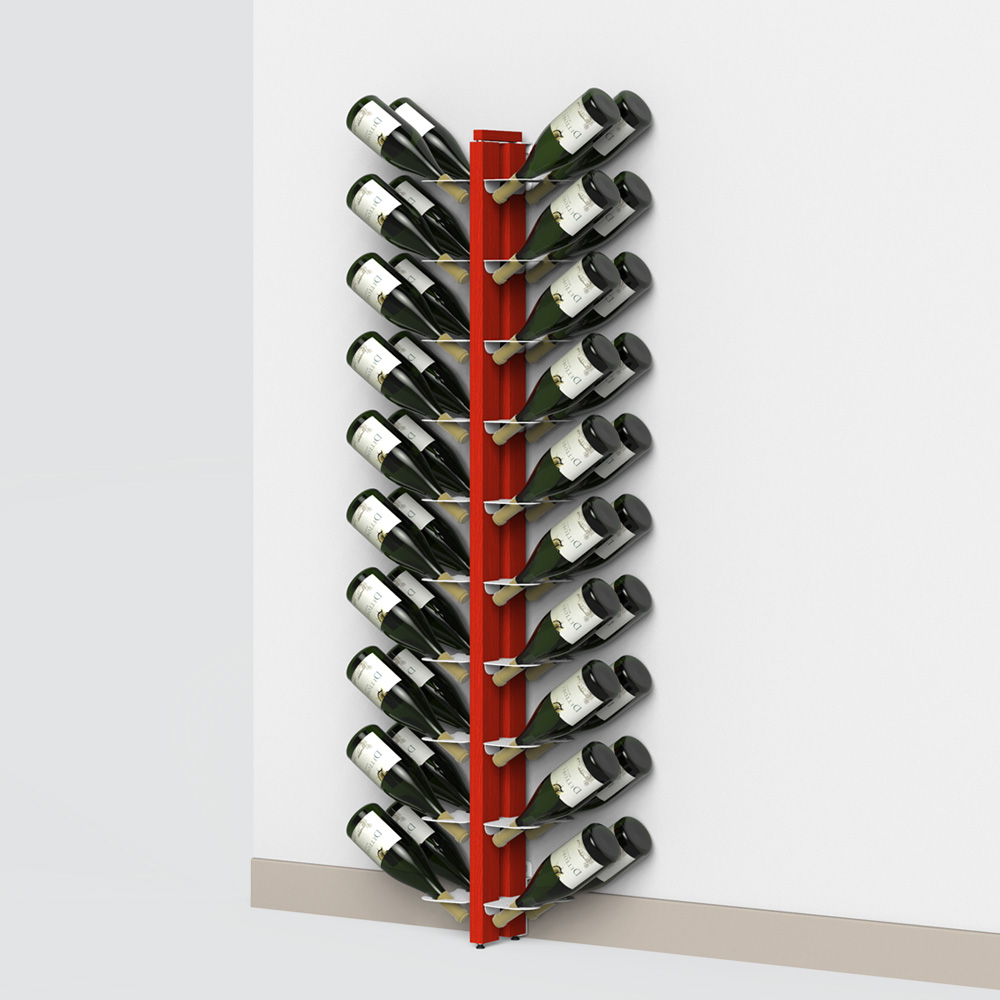 Zia Gaia | portabottiglie doppio a parete | h 150 cm - immagine 5