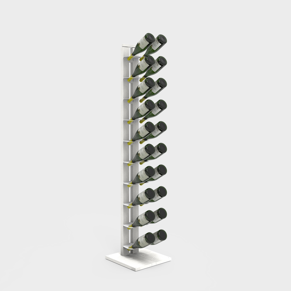 Zia Gaia | portabottiglie singolo a colonna | h 150 cm - immagine 4