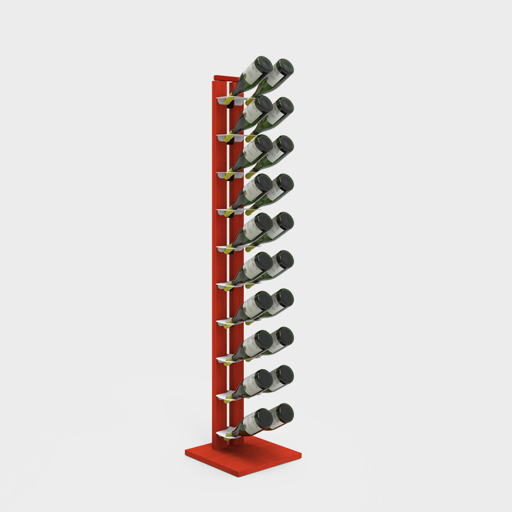 Zia Gaia | portabottiglie singolo a colonna | h 150 cm - immagine 5