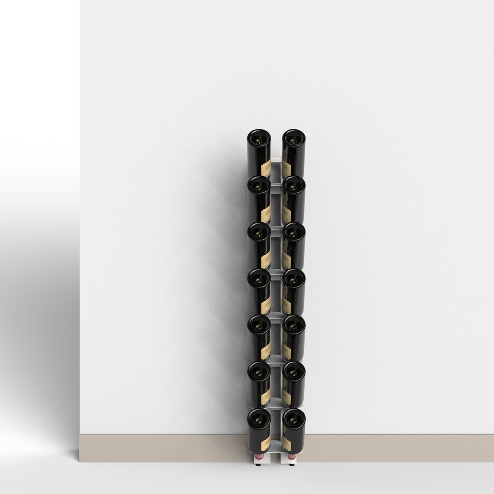 Zia Gaia | portabottiglie singolo a parete | h 105 cm - immagine 4